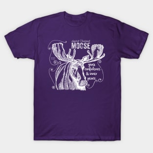 spirit animal - moose - white T-Shirt